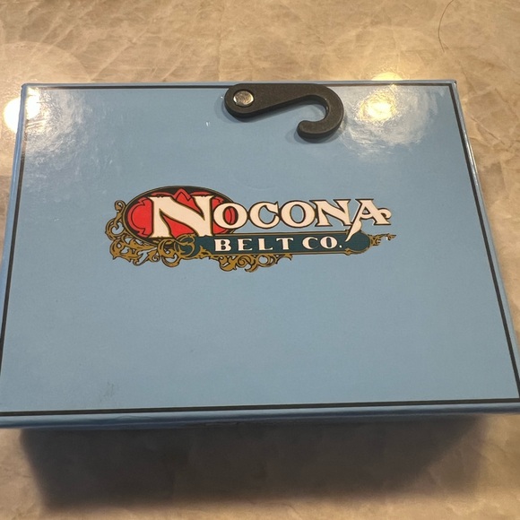 Patriotic Nocona Mens Belt Buckle 3.5 x 2.75 in Flag Western Belt USA Rectangle - Picture 7 of 7